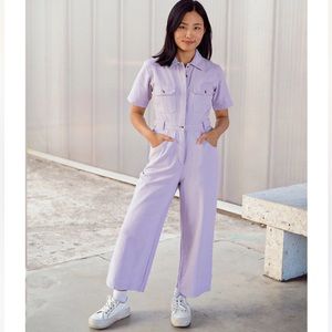 HarperSage Sage Utility Jumpsuit in lavender